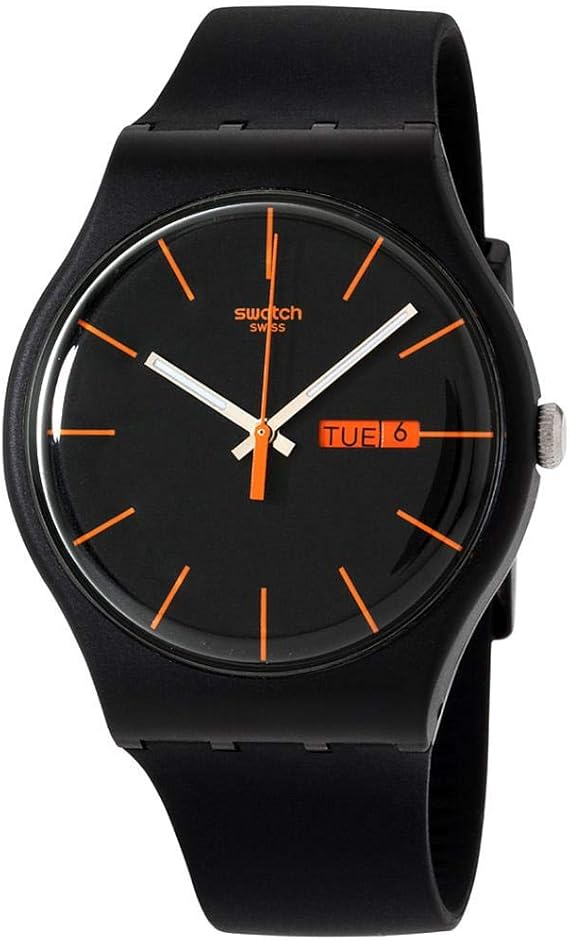 Swatch Dark Rebel Watch SUOB704 Swatch Amazon.co.uk Watches