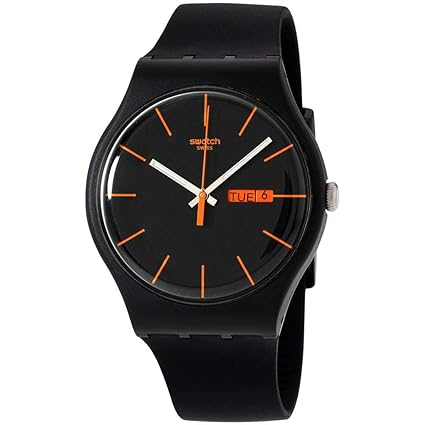 Swatch Unisex-Armbanduhr Analog Plastik SUOB704