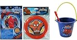 Spiderman 20" Beach Ball + Frisbee + Sand Bucket
