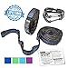 TAG XL Hammock Straps with Carabiners - Hammock Tree Straps each 9 ft Long (18 ft total) with 20 Loops (40 Total) - Hammock Straps for Tree Made w/ 100% No Stretch Polyester & Super Easy to Setup