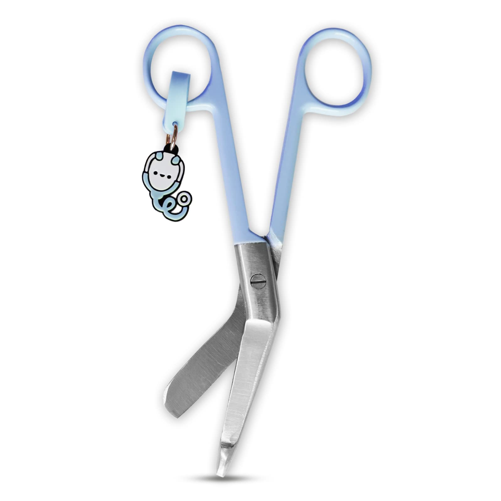 JJ LMS Bandage Scissors – Bandage Scissors Nurse – Blue Stainless Steel