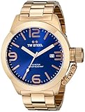 TW Steel Men's CB182 Rose Gold-Tone Stainless Steel Watch with Blue Dial