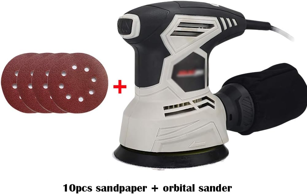 NiSeng Handheld Sander & Dust Bag,250W 12,000r/min with 10