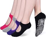 Yoga Socks Non Slip Skid Socks with Grips Pilates