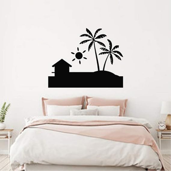 Lbonb Casa De Playa Orilla De La Playa Pegatinas De Pared Desmontables