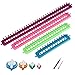 Readaeer Long Knitting Looms Set Craft Kit Tool with Hook Needle and Pompom Maker