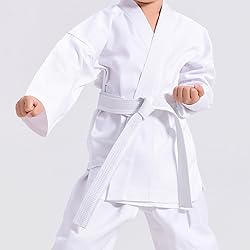 imflyker Karate Uniform Gi with Belt Sets for Kids