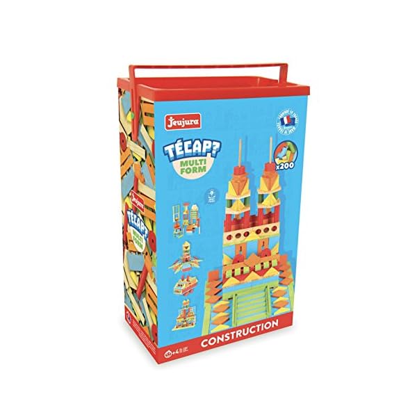JEUJURA jeujuraj8345 Triangle Rectangle Multi-Form Tecap Ziegel und Block Spielzeug (200 Teile)