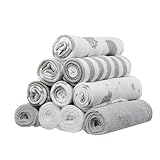 Spasilk 10 Pack Soft Terry Bath Washcloths - Newborn Boy or Girl - Baby Shower Gift