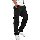 whox Mens Cargo Pants Casual Outdoor Hiking Pants for Men Athletic Joggers Sweatpants