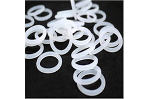 10PCS White Rubber Seal Ring Heat-Resistant Food Grade Silicone O-Ring,OD 60mm (CS 3mm)