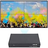 Link-MI TV04 2x2 Video Wall Controller USB+HDMI+VGA+AV TV HDMI with Fully-Digital Processing Channel Inside 180 Degree Rotate
