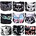 KALILY 12pcs/9pcs/6pcs Headband Bandana - Face Mask Headwear Neck Gaiter Shield Scarf - Scary Skull