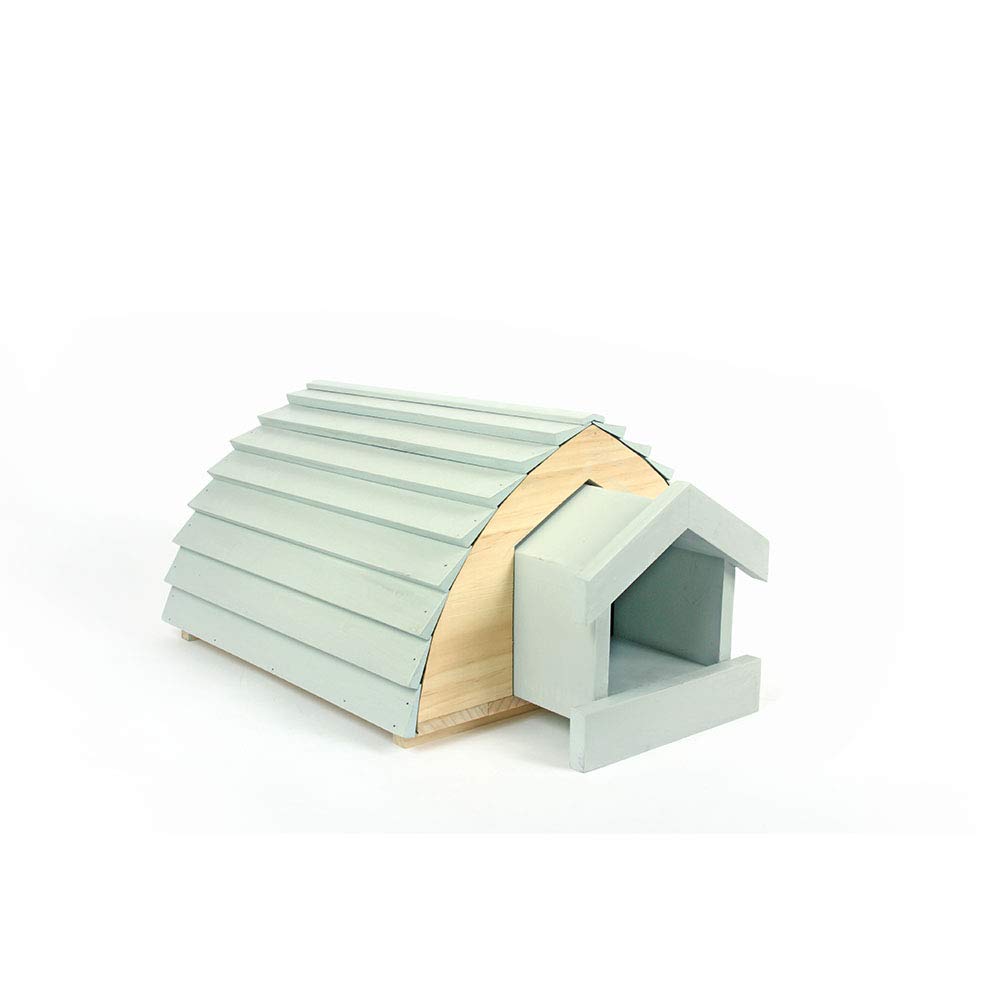 Wildlife World HH13 Hedgehog Barn Soft Olive Green, 24.5 cm*41.5 cm*37.0 cm