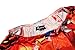 Suimiki Vintage Ruffle Plain Floral Printed Off Shoulder Bodycon Long Party Maxi Dress Orange A X-Large