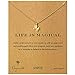 SOURBAN Women Unicorn Pendant Clavicle Alloy Chain Necklace Jewelry with Card