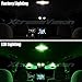 XtremeVision Interior LED for Kia Picanto 2011-2014 (4 Pieces) Green Interior LED Kit + Installation Tool