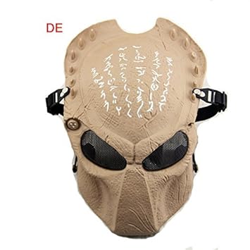 Alien vs. Predator Schutzmaske für Paintball- und Softair-Spiele, auch als Maske für Halloween, Cosplay oder andere maskierte