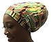 Fairy Black Mother Dreadlocks Locs Cap (African Kente Medium,Yellow)thumb 3