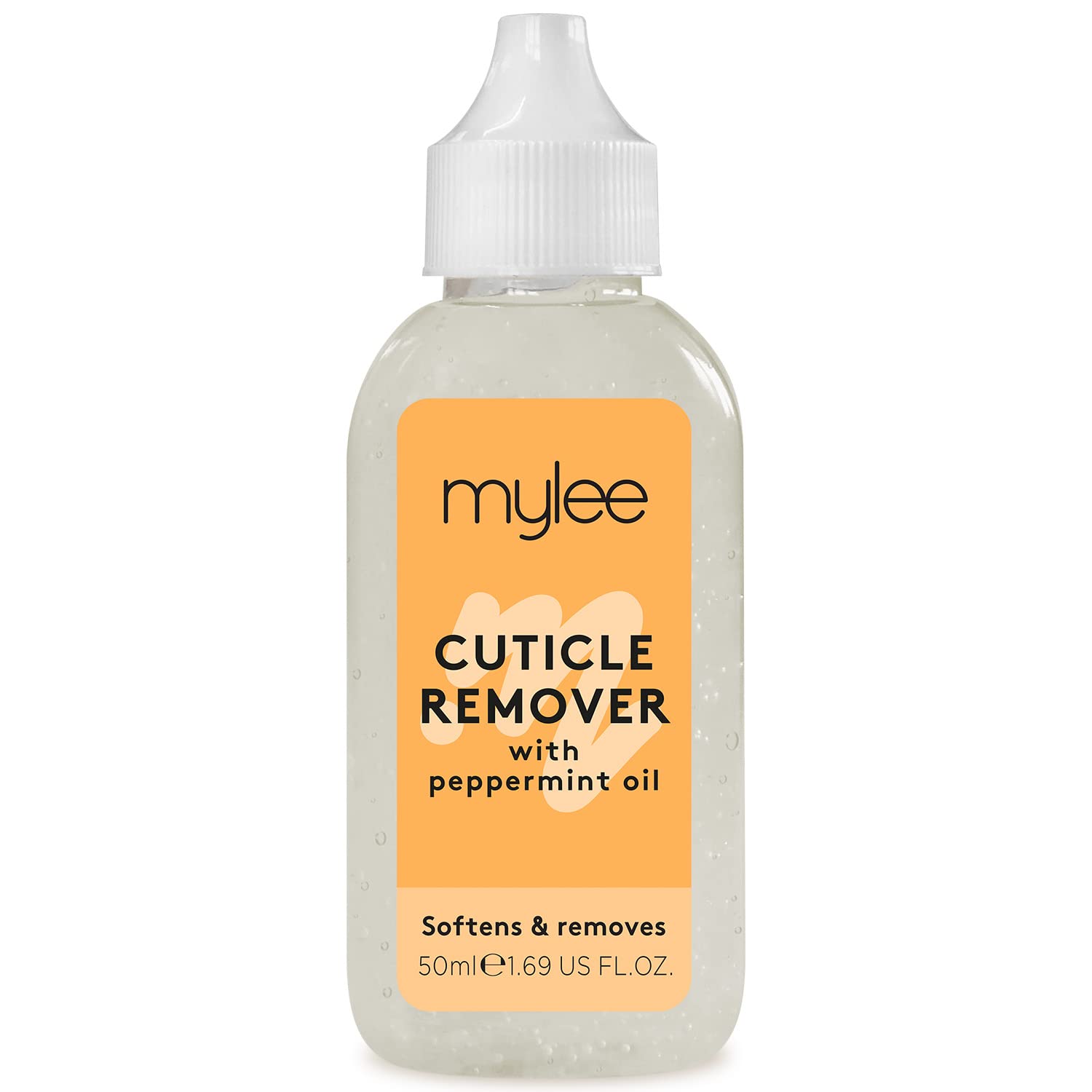 Mylee Cuticle Remover Gel with Peppermint Oil 50ml - Softens and Moisturises Cuticles, Removes Dead Skin