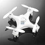 KiiToys Quadcopter Drone RC Helicopter Quad Copter Toy - Micro Mini Nano Size - 3D Flip Air Light Show - 6 Axis Gyro - 4 Channels Radio Control - 2.4 ghz 100 ft range - 