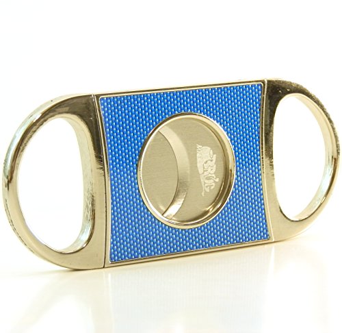 Mr. Brog Carbon Fiber Cigar Cutter - Blue - Thumbnail 5