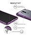 Ringke Fusion Compatible with LG G7, G7 ThinQ Case Crystal Clear PC Back Anti-Cling Dot Matrix Technology Lightweight Transparent TPU Bumper Drop Protective Cover - Orchid Purple