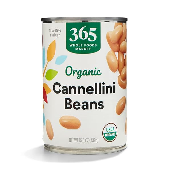 365 BY WHOLE FOODS MARKET, ORGANIC CANNELLINI BEANS, 15.5 OUNCE