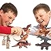 Dinosaur Toys - 20 Packs Dinosaur Figure Play Set with Educational Book, Toy for 3 4 5 6 7 8 Year Old Boys - Plastic Dinosaurs Birthday Gift for Kids