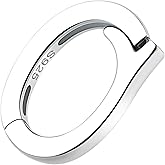 Pndeyo 925 Sterling Silver Oval Jewelry Clasps, Hypoallergenic Necklace Enhancer Shortener, Spring Bail Clasp Rings Connector Carabiner for Bracelet Anklet Jewelry Making
