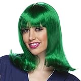 Costume Adventure Green Character Flip Wig for Adults and Kids