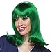 Costume Adventure Green Character Flip Wig for Adults and Kids
