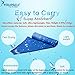 SYOURSELF Yoga Towel-72 x24 - Non Slip,Ultra Absorbent,Soft-Perfect Microfiber Hot/Skidless/Bikram Yoga Towel for Fitness, Exercise,Sports& Outdoors +Travel Bag(Yoga Towel: Blue Starry, L:72