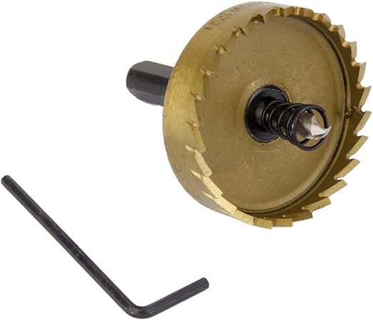 Dia 50mm Pointe En Carbure Scie Cloche Meche Foret Pour Acier Inoxydable Metal Amazon Fr Bricolage