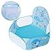 Jiexing Kids Ball Pit Playpen,Ball Tent Ball Pit Pool for Toddlers,with Basketball Hoop and Zippered Storage Bag(47inch)