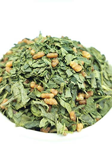 Genmaicha Tee Lose 100g, Japanischer Grüner Tee mit Reis, Kirishima Japan Grüntee, Teaclub Green Tea – Bild 4