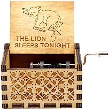 Amazon Co Jp オルゴール 玉座ゼルダの城でザ スカイゲームのためのハンドクランクオルゴールの音楽のテーマクリスマスギフト 手品 Color Sleep Lion ホーム キッチン