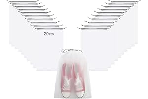 Syylibb 20-Pack Shoe Bags for Travelling,11.8" x 15.7"Shoe Bag-Travel Essentials,Travel Accessories Men for and Women, Vacati