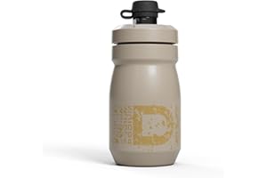 CamelBak Podium Dirt Series 15oz Mountain Bike Water Bottle with Mud Cap - Easy Squeeze Bottle - Fits Most Bike Cages, Stone