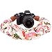 Elvam Scarf Camera Neck Shoulder Strap Belt for Women/Men Compatible with DSLR/SLR/DC/Instant Camera/Portable Printer/Phone Case, F