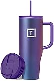 IRON °FLASK Co-Pilot Insulated Mug w/Straw & Flip