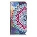 iPhone 8 Plus Case Mandala,iPhone 7 Plus Phone Case Women,iPhone 7 Plus Cover Wallet Case with Card Holder Flip Filio Stand Full Protective Phone Case for Apple iPhone 7 Plus 2016/iPhone 8 Plus 2017