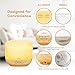 Aromatherapy Diffuser 500ml Anjou Ultrasonic Essential Oil Diffuser Cool Mist Humidifier (Woody Grain, 7-Color LED Mood Light, Low-Water Protection, Auto Shut-off, Up to 14Hrs, BPA-free)