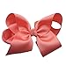 XIMA Girls Hair Bows Alligator Hair Clips for Gils 6inch big Grosgrain Ribbon Bows Hair Accessories Pack of 25
