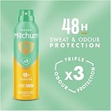 Mitchum Women Pure Fresh 48HR Protection Aerosol Deodorant Anti-Perspirant 200ml view 2