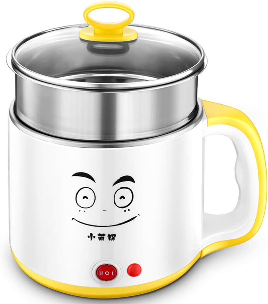 Dormitory student pot cooking noodles home multi-function electric hot pot hot pot small electric pot small power bedroom artifact 1-2 people 1.5L