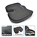 Plixio Memory Foam Seat Cushion - Chair Pillow for Sciatica, Coccyx, Back & Tailbone Pain Relief - Orthopedic Chair Pad for Support in Office Desk Chair, Car, Wheelchair & Airplane
