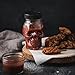 Thoughtfully Gifts, Deadly Skull Hot Sauce, Bone Rattler Edition, Skull Mason Jar Filled With Fiery Hot Sauce, 15.2 Ounces