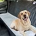 Dog Car Seat Cover Hair Free Rear Bench, Convertible Black Hammock Shaped Comfort Accessory for Cars, SUVs & Trucks. Waterproof, Nonslip, Washable Pet Backseat Protector, Pets Blanket & Bag