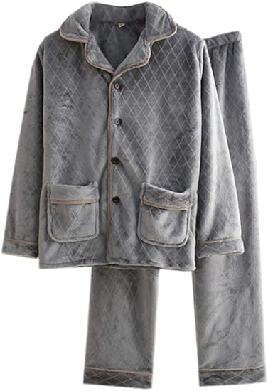 Amazon Co Jp レモンツリーセブン Lemon Tree7 ルームウェア メンズ ルームウェア もこもこ 長袖 パジャマ あったか 秋冬 パジャマ メンズ 冬 上下 2点セット 星柄 ポケット 部屋着 ふわもこ 前開き 冬 厚手 柔らか グレー オシャレ 暖か 気持ち良い 服 ファッション小物